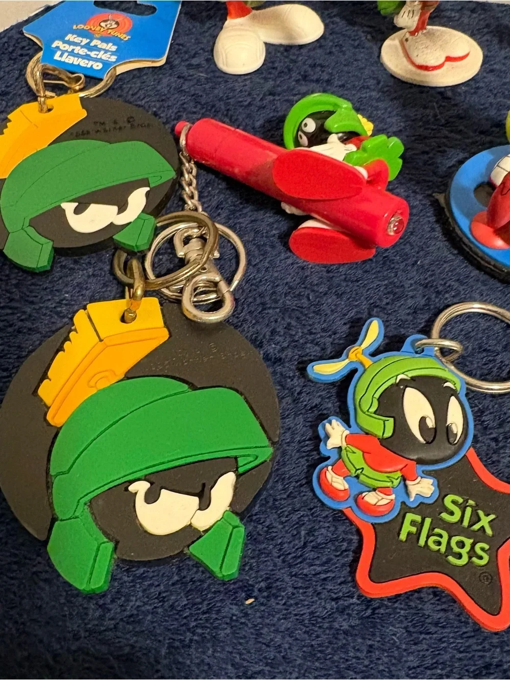Vtg 18 Pieces Marvin the Martian “Looney Tunes” Collectibles Figurines Space Jam